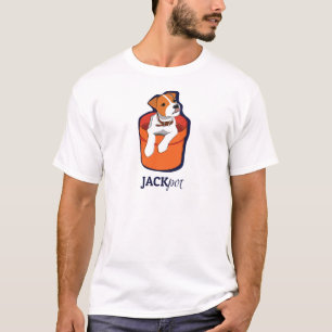 "Jackpot" Jack Russell Terrier Apperal T-Shirt