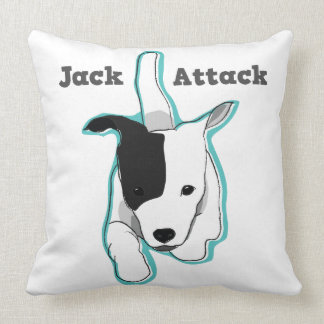 Jackpot Jack Russell Terrier Pillow