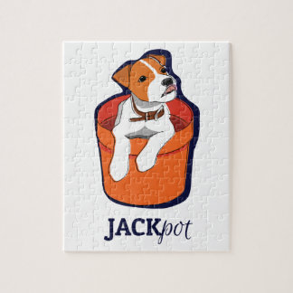 "Jackpot" Jack Russell Terrier Puzzle