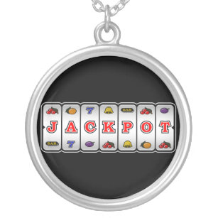 Jackpot Slot Machine Necklace (dark)