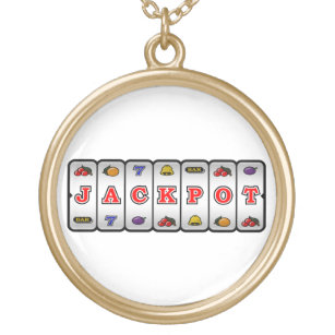 Jackpot Slot Machine Necklace (light)