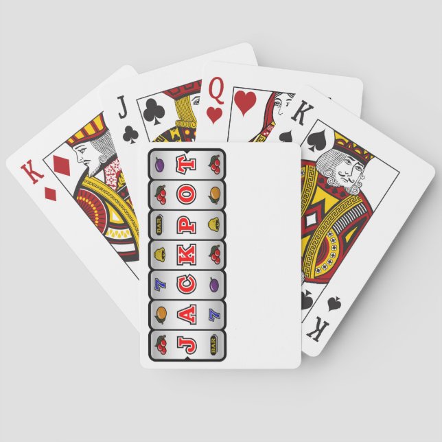 Jackpot Slot Machine Playing Cards (light) (Back)