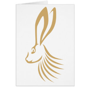 Jackrabbit in Swish Drawing Style