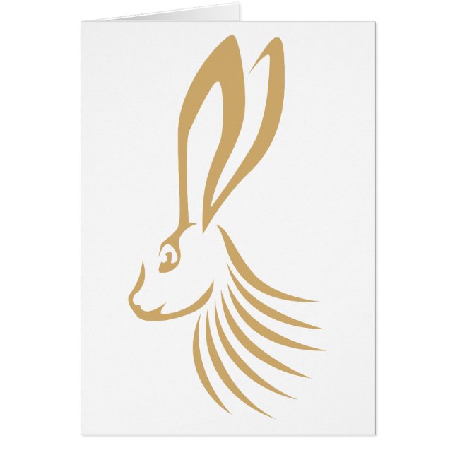 Jackrabbit in Swish Drawing Style (Front)