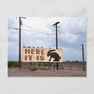 Jackrabbit Trading Post Route 66 Postcard