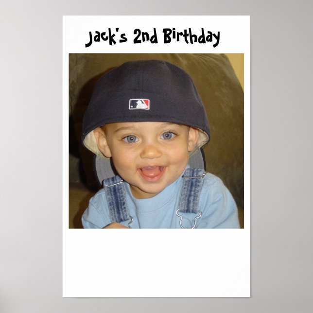 jacks 2nd birthday poster (Front)