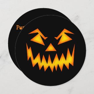Jack's Back Pumpkin Carving Circle Invitation
