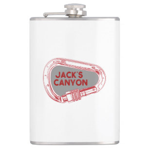 Jack's Canyon Climbing Carabiner Hip Flask