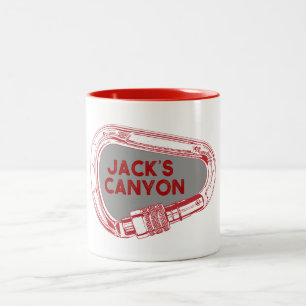 Jack's Canyon Climbing Carabiner Two-Tone Coffee Mug