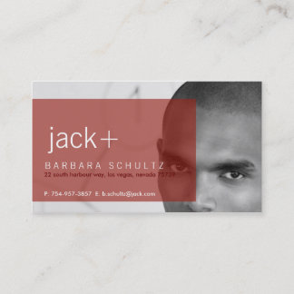 Jack's Face [red] Business Cards