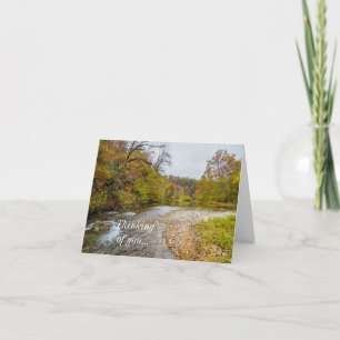 Jacks Fork Autumn Thinking Of You Card