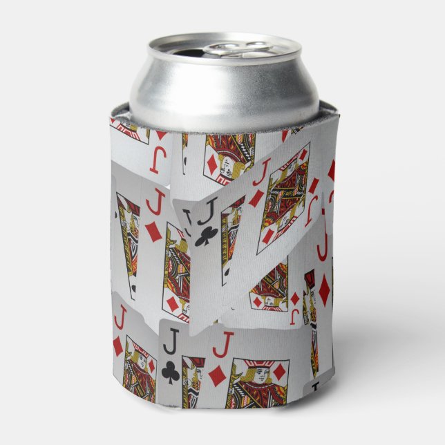 Jacks In A Layered Pattern, Stubby Holder (Can Front)