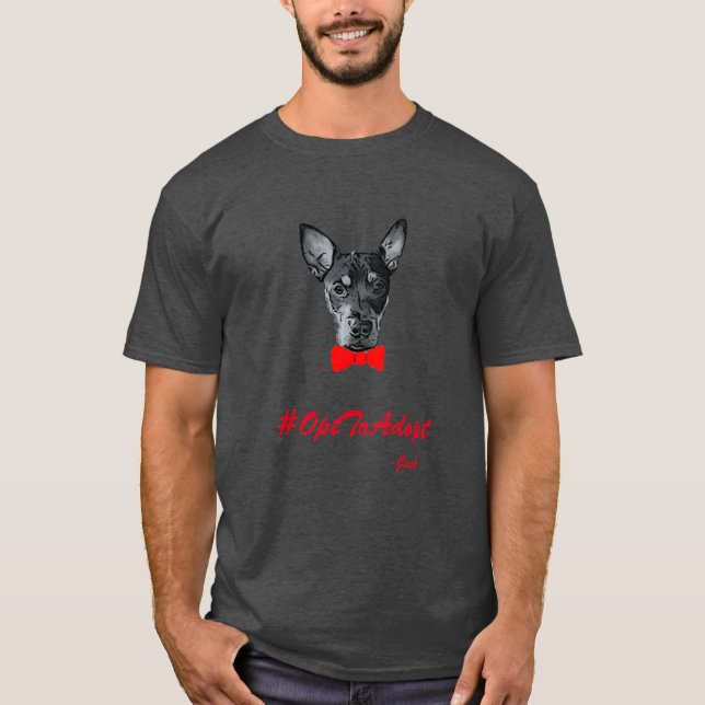 Jacks #OptToAdopt #2 (Multiple colour options) T-Shirt (Front)