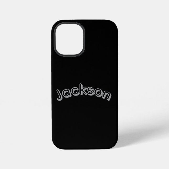 Jackson Boys Name, iPhone Case (Back)