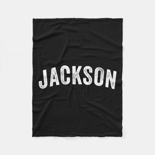 Jackson Clic  Fleece Blanket (Front)
