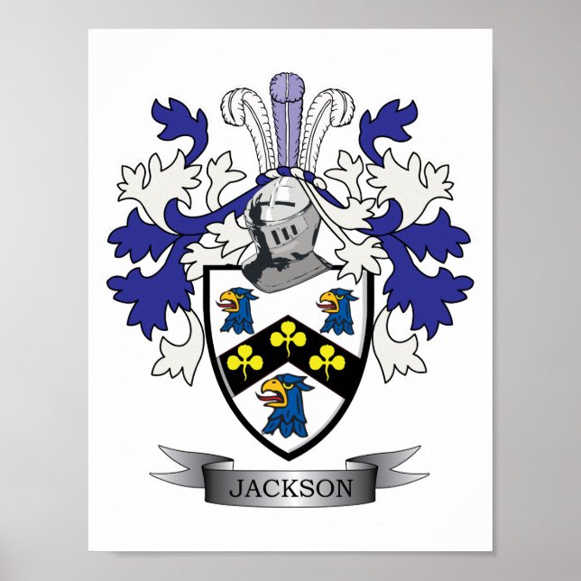 Jackson Coat of Arms Poster (Front)