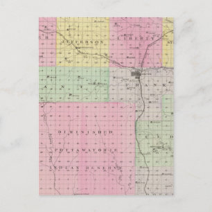 Jackson County, Kansas Postcard