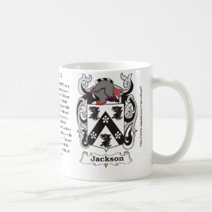 Jackson Family Coat of Arms a mug
