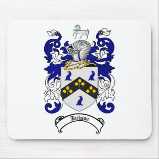 JACKSON FAMILY CREST -  JACKSON COAT OF ARMS MOUSE MAT