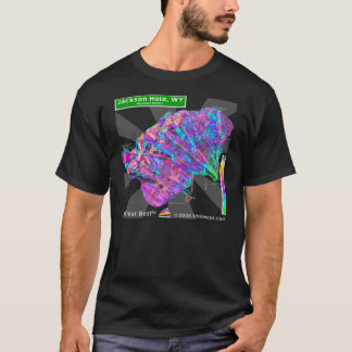 Jackson Hole 3dSkiMaps T-Shirt (dark)