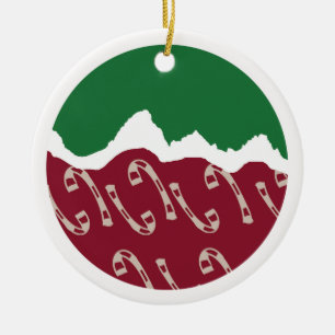 Jackson Hole Christmas Ceramic Tree Decoration