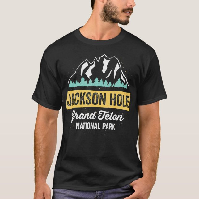 Jackson Hole Grand Teton National Park Wyoming  T-Shirt (Front)