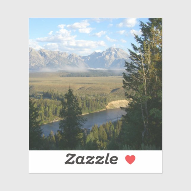 Jackson Hole Mountains and River (Sheet)