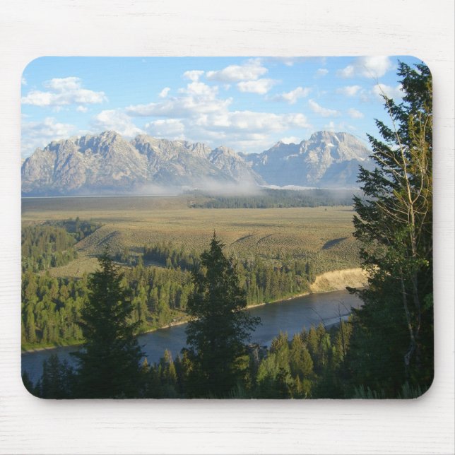Jackson Hole Mountains and River Mouse Mat (Front)