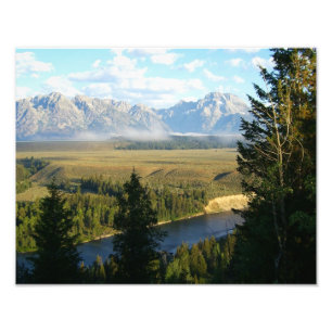 Jackson Hole Mountains and River Photo Print