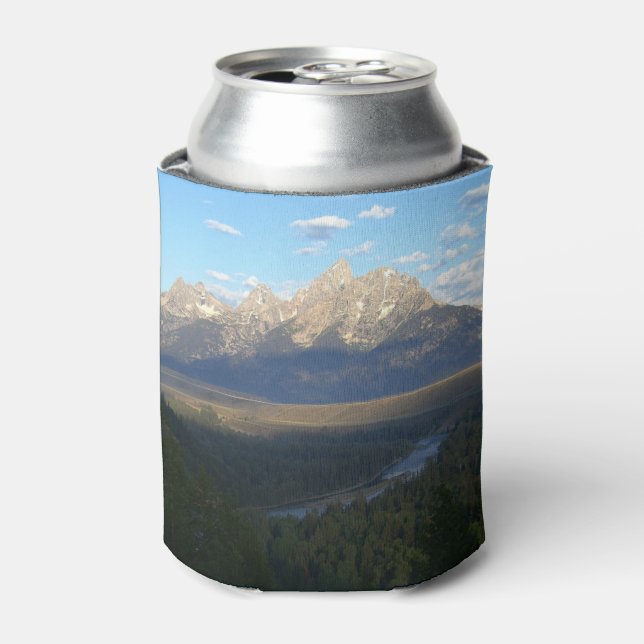 Jackson Hole Mountains (Grand Teton National Park) Can Cooler (Can Front)