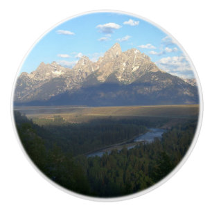 Jackson Hole Mountains (Grand Teton National Park) Ceramic Knob