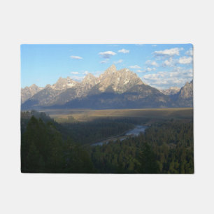 Jackson Hole Mountains (Grand Teton National Park) Doormat