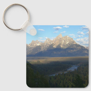 Jackson Hole Mountains (Grand Teton National Park) Key Ring