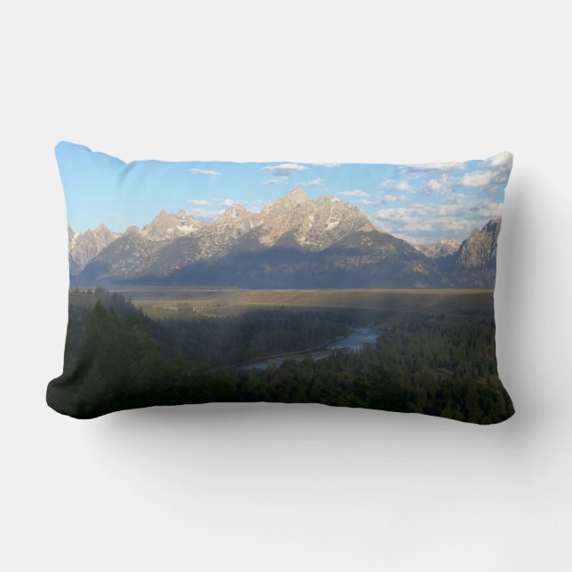 Jackson Hole Mountains (Grand Teton National Park) Lumbar Cushion (Front)