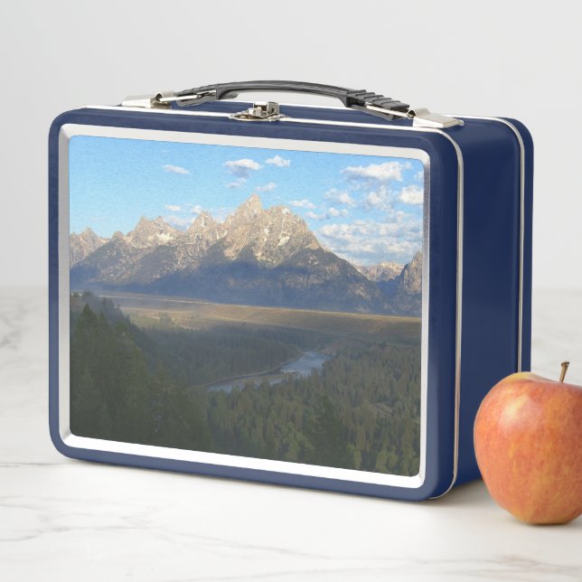 Jackson Hole Mountains (Grand Teton National Park) Metal Lunch Box (In Situ)