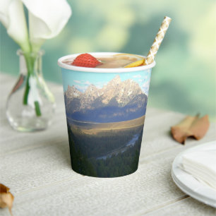 Jackson Hole Mountains (Grand Teton National Park) Paper Cups