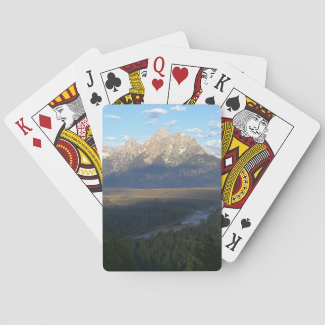 Jackson Hole Mountains (Grand Teton National Park) Playing Cards (Back)