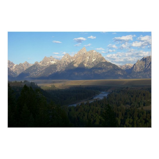 Jackson Hole Mountains (Grand Teton National Park) Poster (Front)