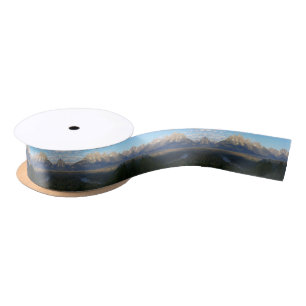 Jackson Hole Mountains (Grand Teton National Park) Satin Ribbon