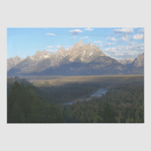 Jackson Hole Mountains (Grand Teton National Park) Tissue Paper