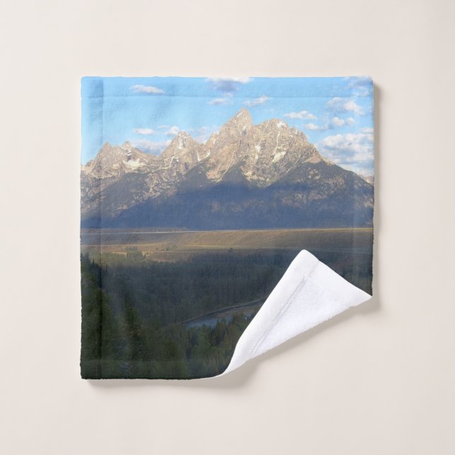 Jackson Hole Mountains (Grand Teton National Park) Wash Cloth (Wash Cloth)
