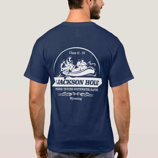 Jackson Hole (rafting2) T-Shirt (Back)
