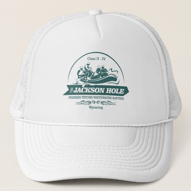 Jackson Hole (rafting2) Trucker Hat (Front)
