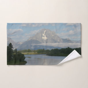 Jackson Hole River at Grand Teton National Park Hand Towel