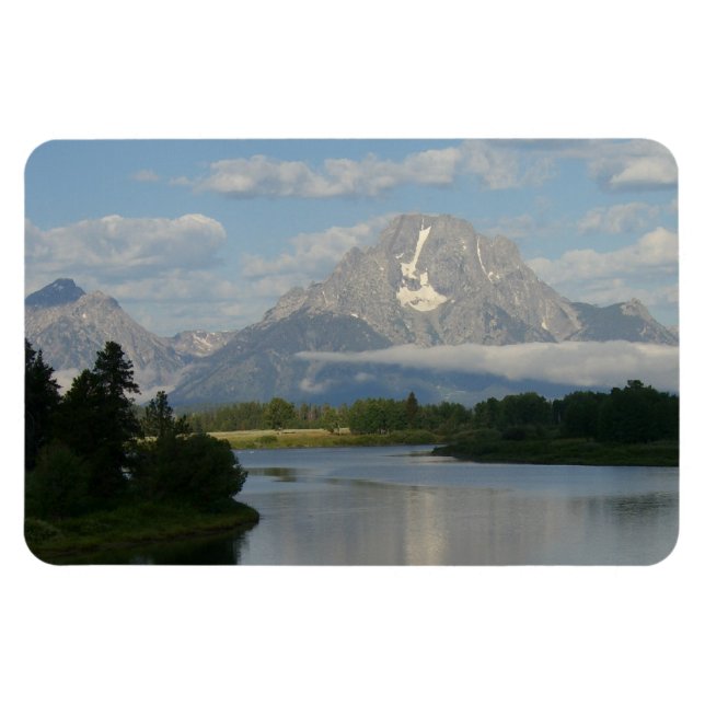 Jackson Hole River at Grand Teton National Park Magnet (Horizontal)