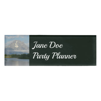 Jackson Hole River at Grand Teton National Park Name Tag