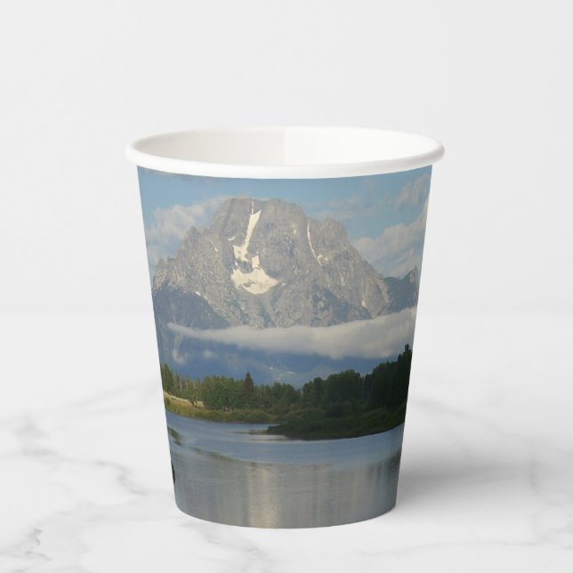 Jackson Hole River at Grand Teton National Park Paper Cups (Left)
