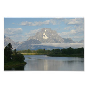 Jackson Hole River at Grand Teton National Park Photo Print