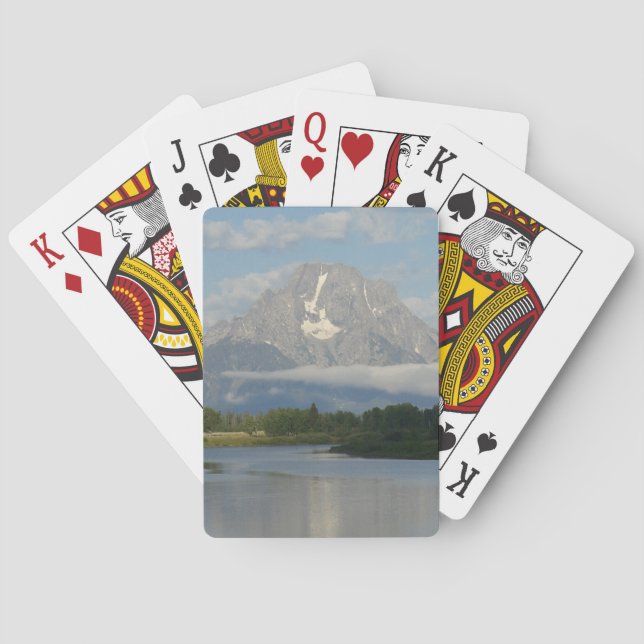 Jackson Hole River at Grand Teton National Park Playing Cards (Back)