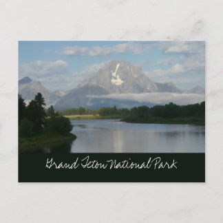 Jackson Hole River at Grand Teton National Park Postcard